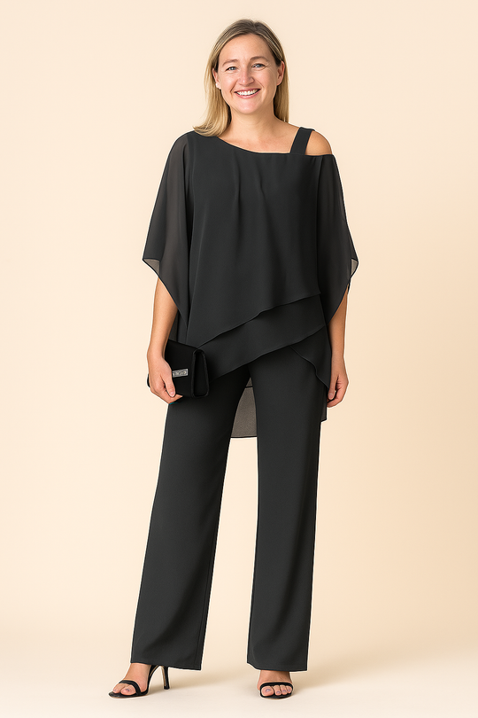 Off-Shoulder Two-Piece Set for Women