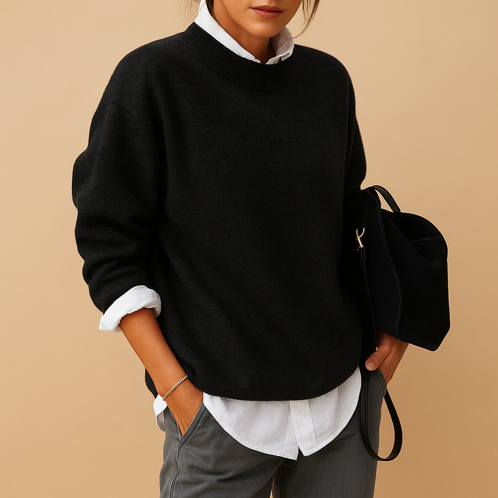 Emily – Women’s Cashmere Crewneck Sweater