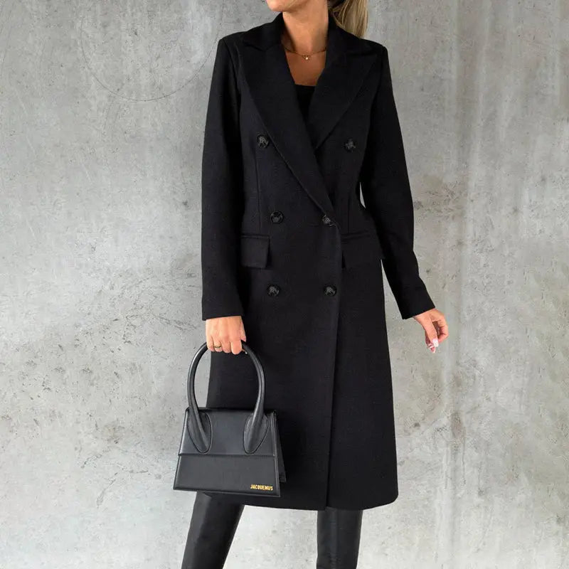Long Winter Coat for Women Azzoria