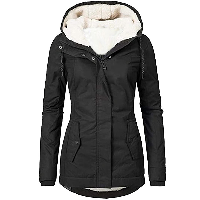 Long Hooded Winter Jacket for Women