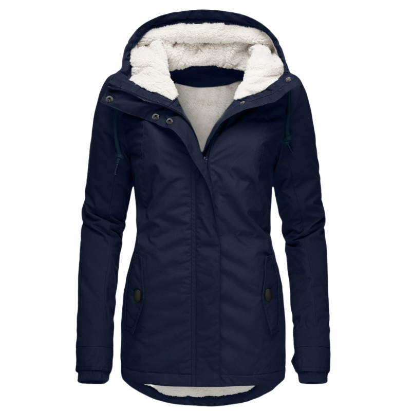 Long Hooded Winter Jacket for Women