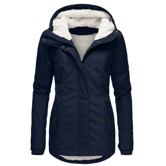 Long Hooded Winter Jacket for Women