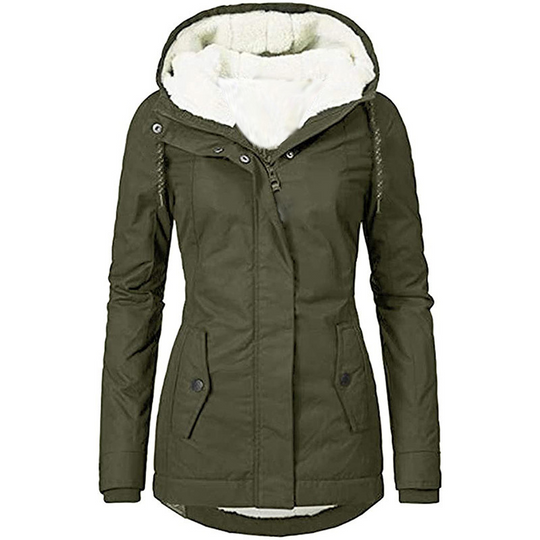 Long Hooded Winter Jacket for Women