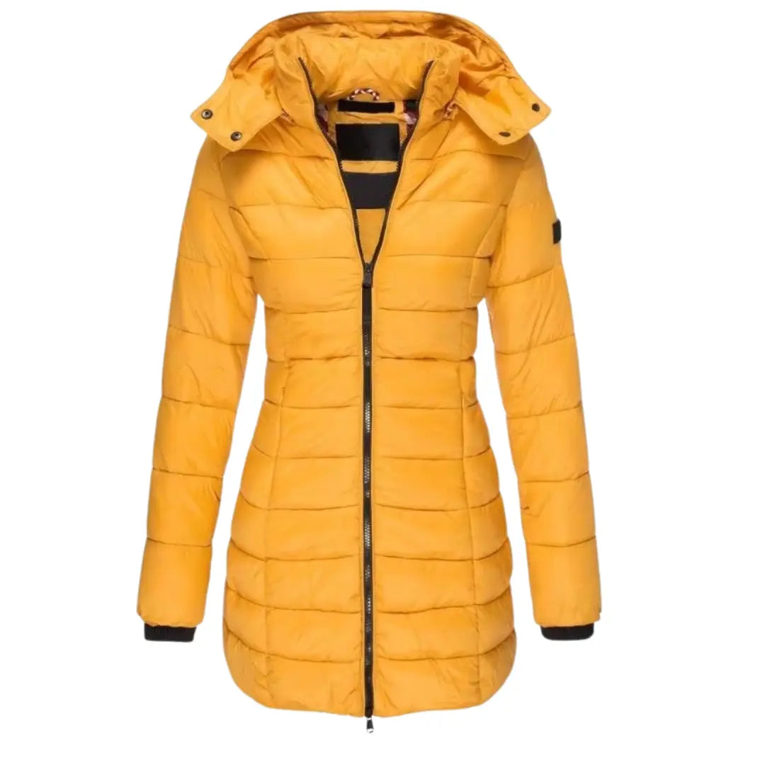 Long Puffer Jacket for Women Azzoria