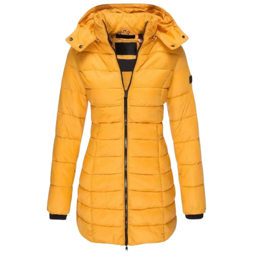 Long Puffer Jacket for Women Azzoria