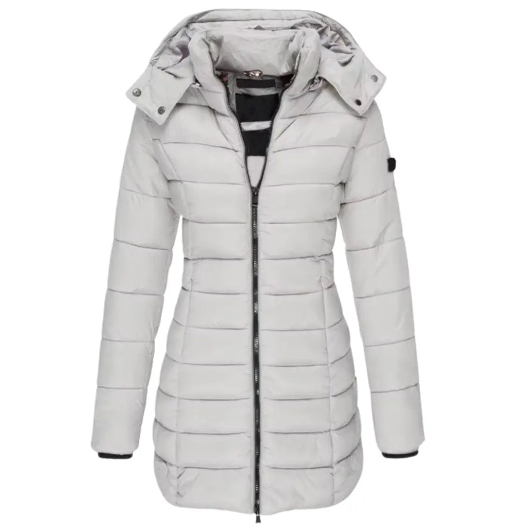 Long Puffer Jacket for Women Azzoria