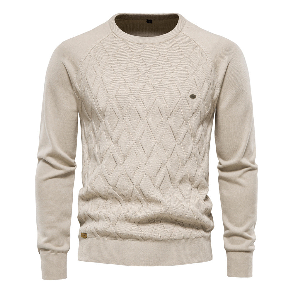 Long Sleeve Knit Sweater for Men
