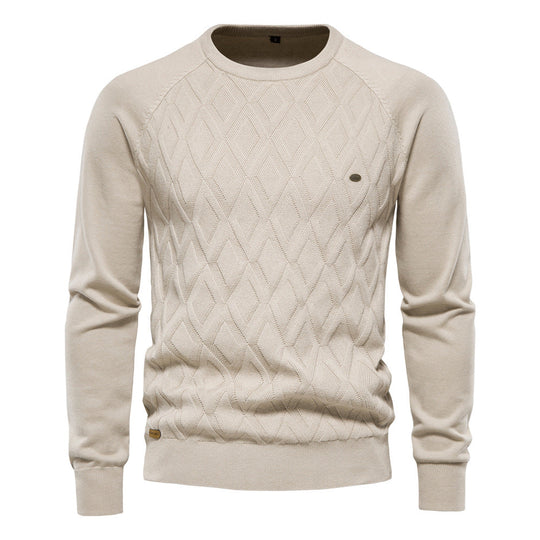 Long Sleeve Knit Sweater for Men