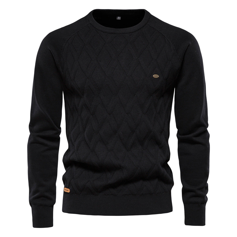 Long Sleeve Knit Sweater for Men