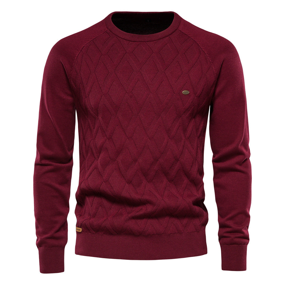 Long Sleeve Knit Sweater for Men