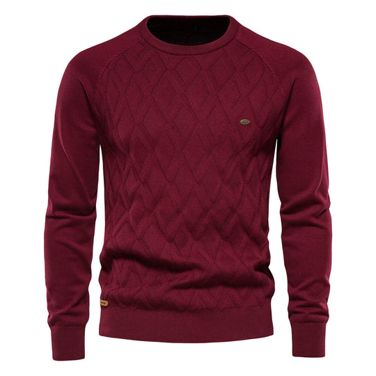 Long Sleeve Knit Sweater for Men