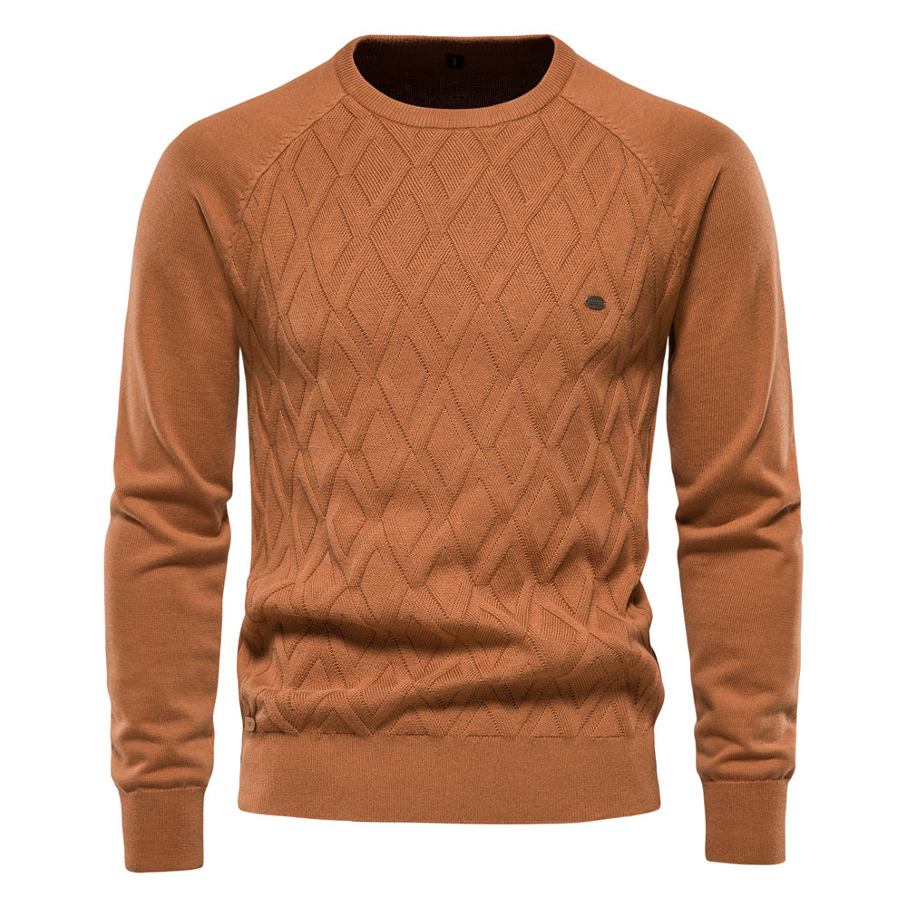 Long Sleeve Knit Sweater for Men