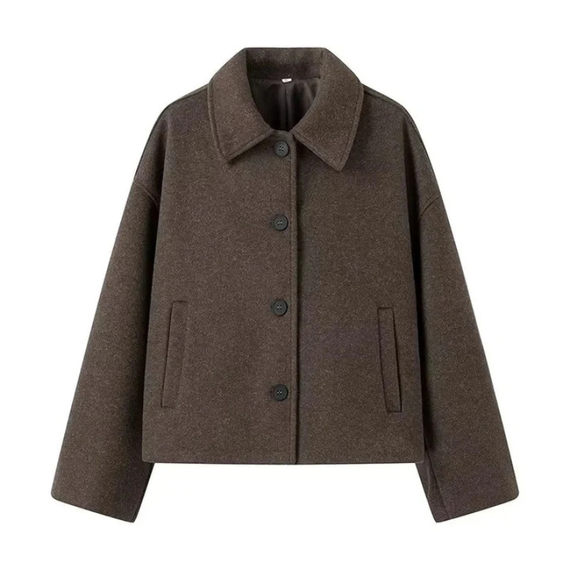 Loose Fit Plus Size Coat for Women Azzoria