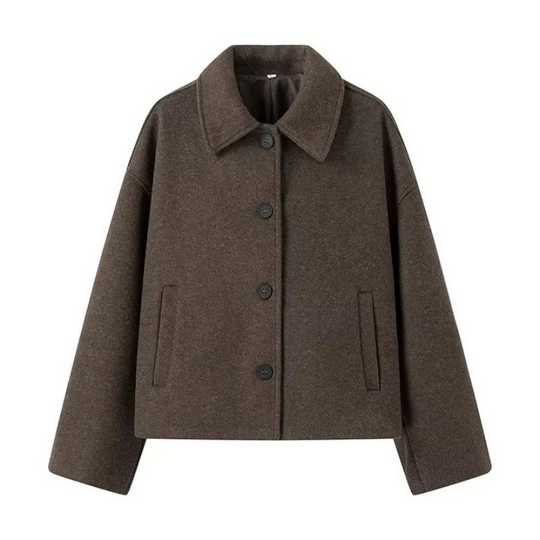 Loose Fit Plus Size Coat for Women Azzoria