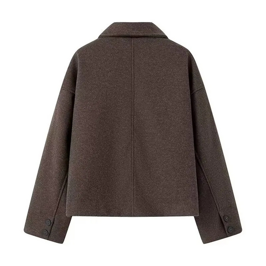 Loose Fit Plus Size Coat for Women Azzoria