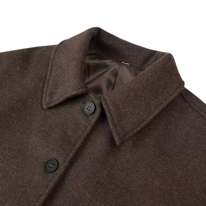 Loose Fit Plus Size Coat for Women Azzoria