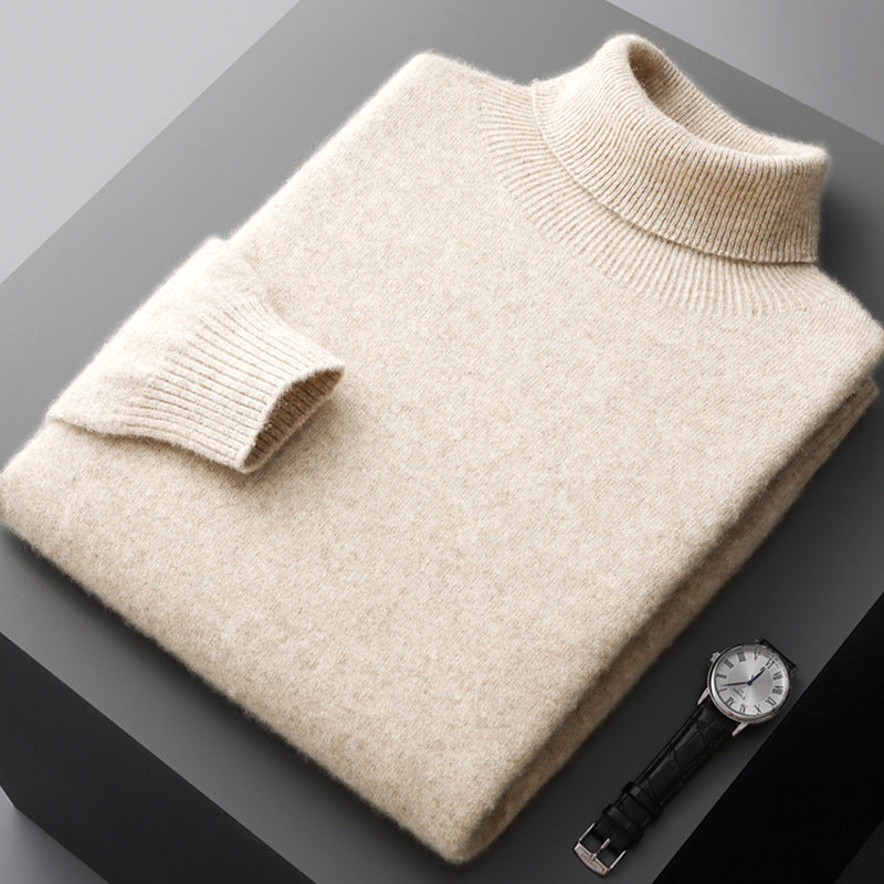 Ethan – Men’s Wool Turtleneck Sweater
