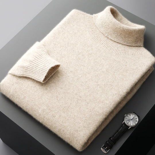 Ethan – Men’s Wool Turtleneck Sweater