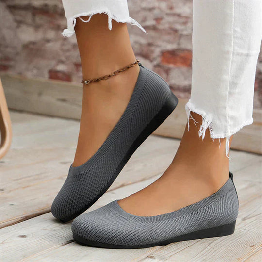 Mesh Knit Slip-On Shoes for Women
