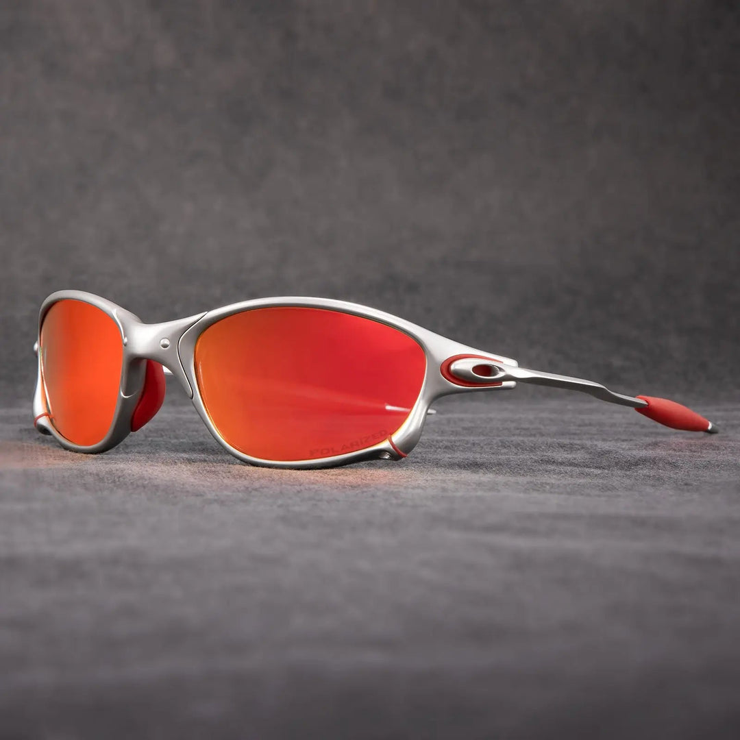 Mirrored Wraparound Sunglasses for Unisex