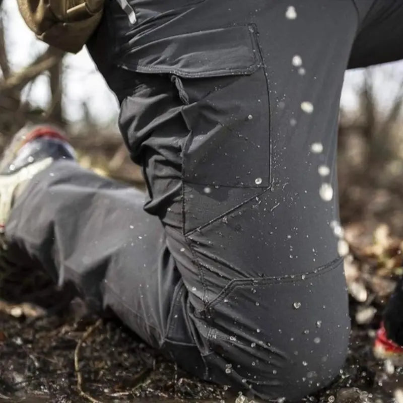 Multi-Pocket Cargo Pants for Men Azzoria