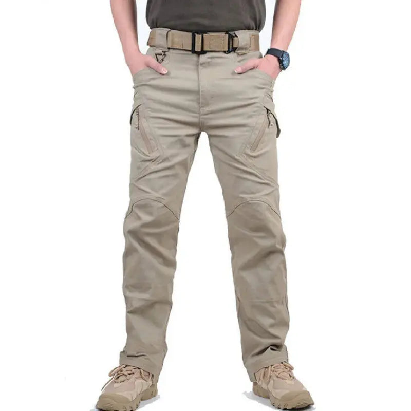 Multi-Pocket Cargo Pants for Men Azzoria