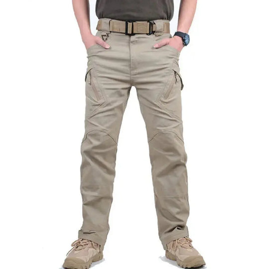 Multi-Pocket Cargo Pants for Men Azzoria