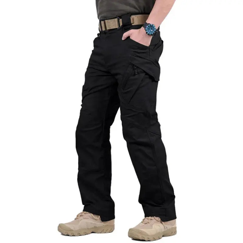 Multi-Pocket Cargo Pants for Men Azzoria