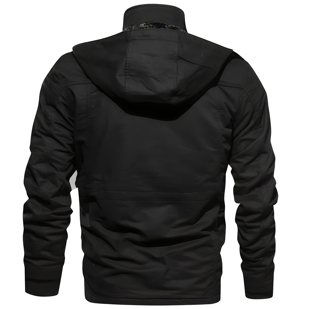 Multi-Pocket Military Jacket for Men