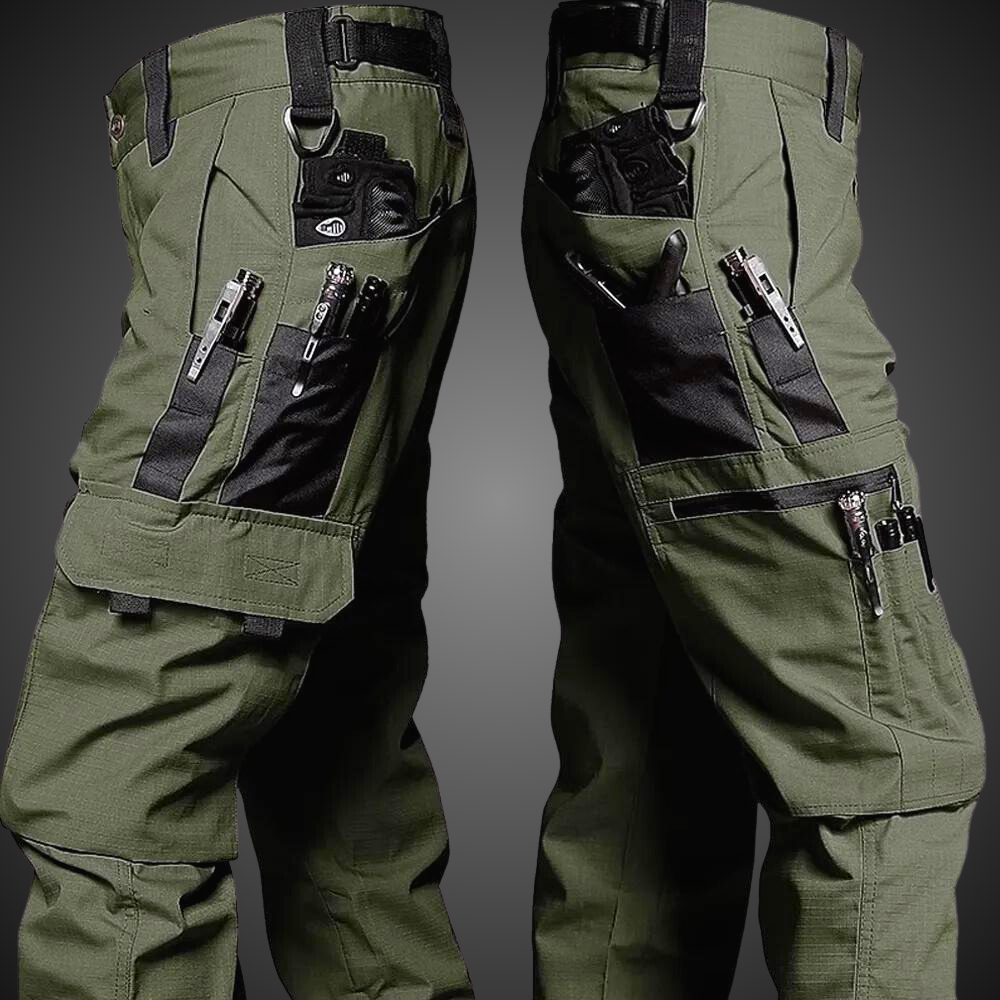 Multi-Pocket Tactical Cargo Pants for Men