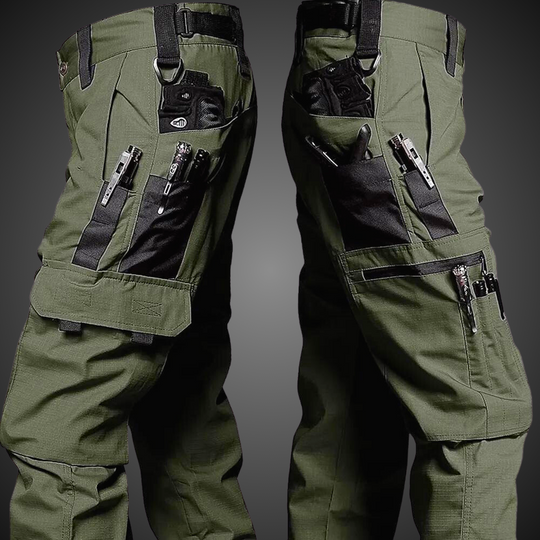 Multi-Pocket Tactical Cargo Pants for Men