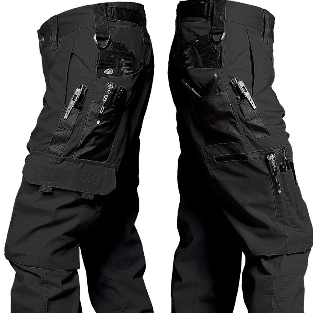 Multi-Pocket Tactical Cargo Pants for Men