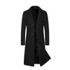 Notched Lapel Winter Coat for Men Azzoria