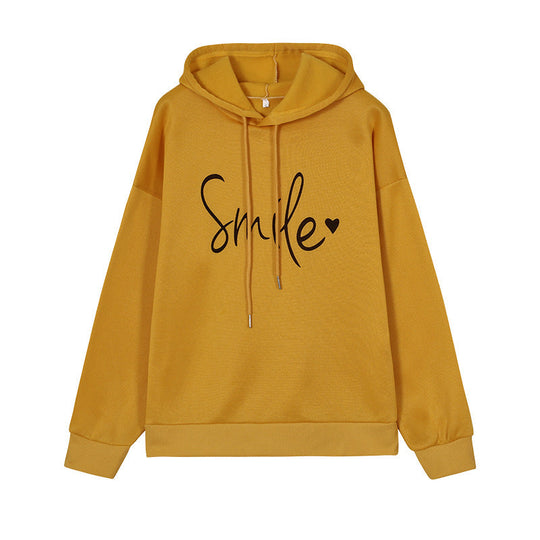 Printed Pullover Hoodie for Women