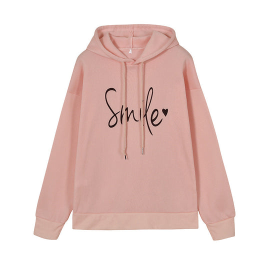 Printed Pullover Hoodie for Women