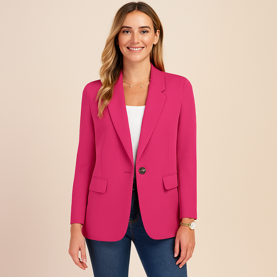 Panelled Matte Blazer for Women