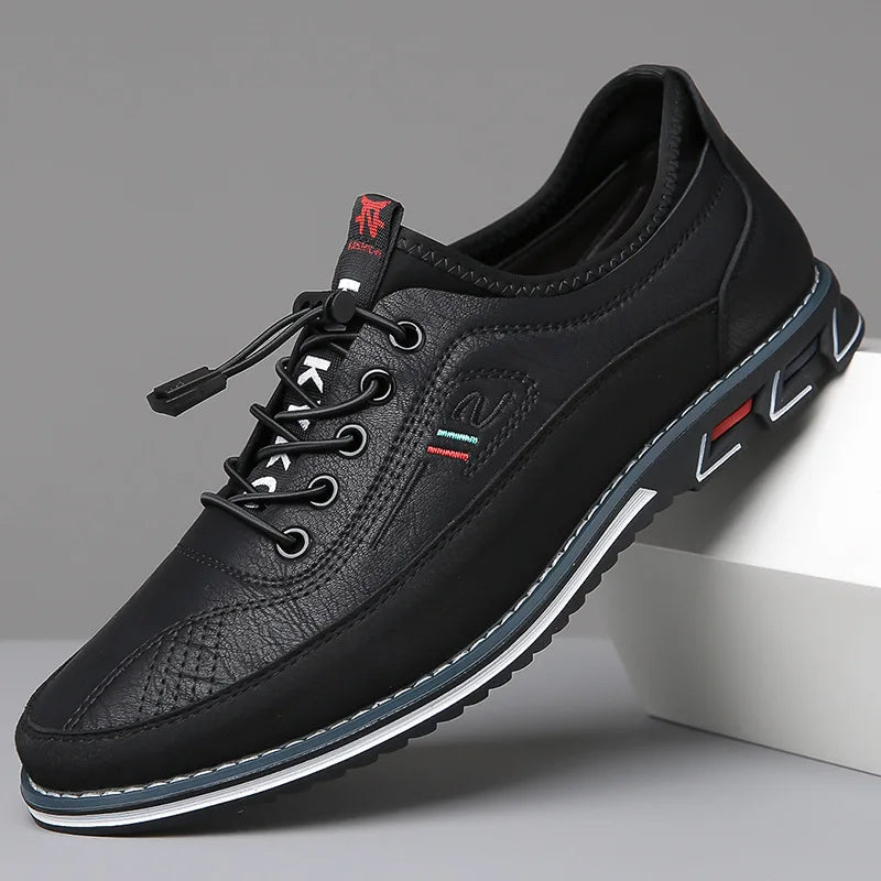 Patent Leather Oxford Shoes for Men