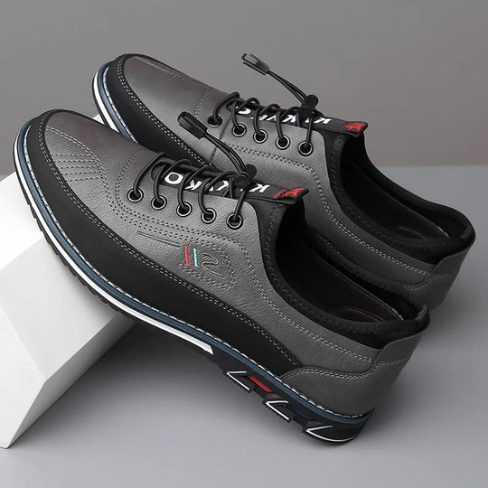 Patent Leather Oxford Shoes for Men