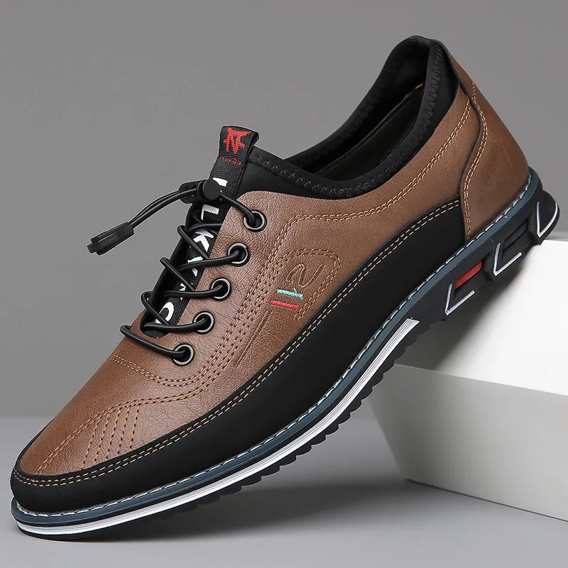 Patent Leather Oxford Shoes for Men