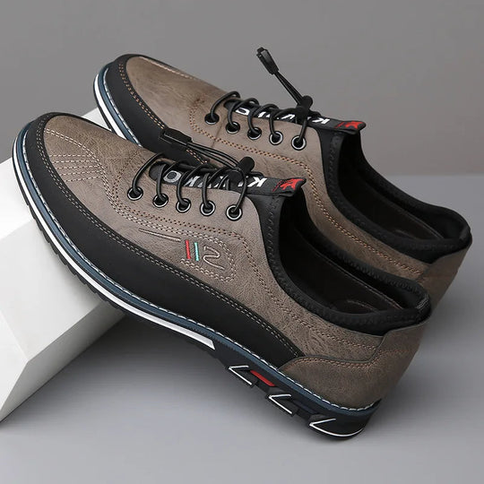 Patent Leather Oxford Shoes for Men
