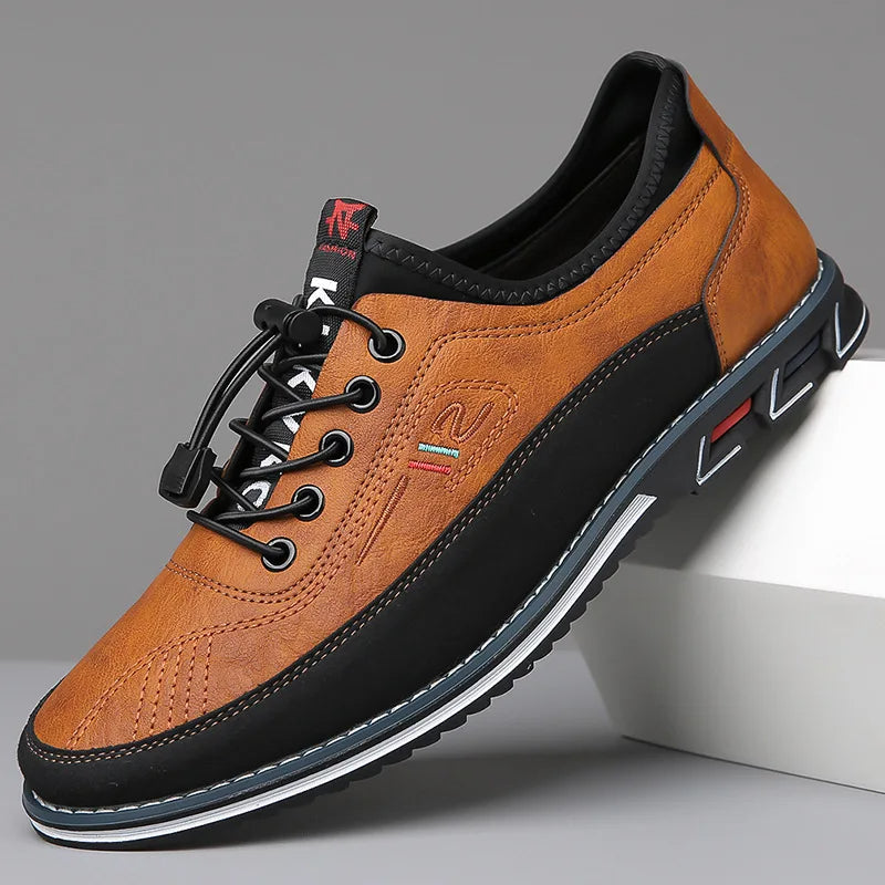 Patent Leather Oxford Shoes for Men