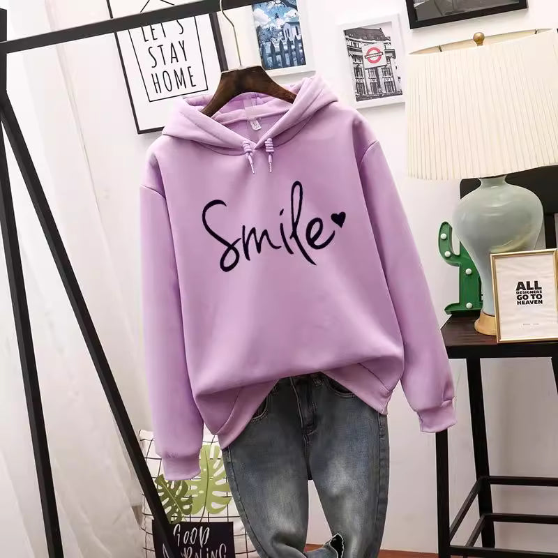 Printed Pullover Hoodie for Women Azzoria