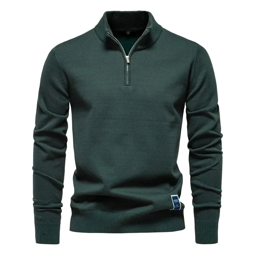 James – Men’s Classic Half-Zip Sweater