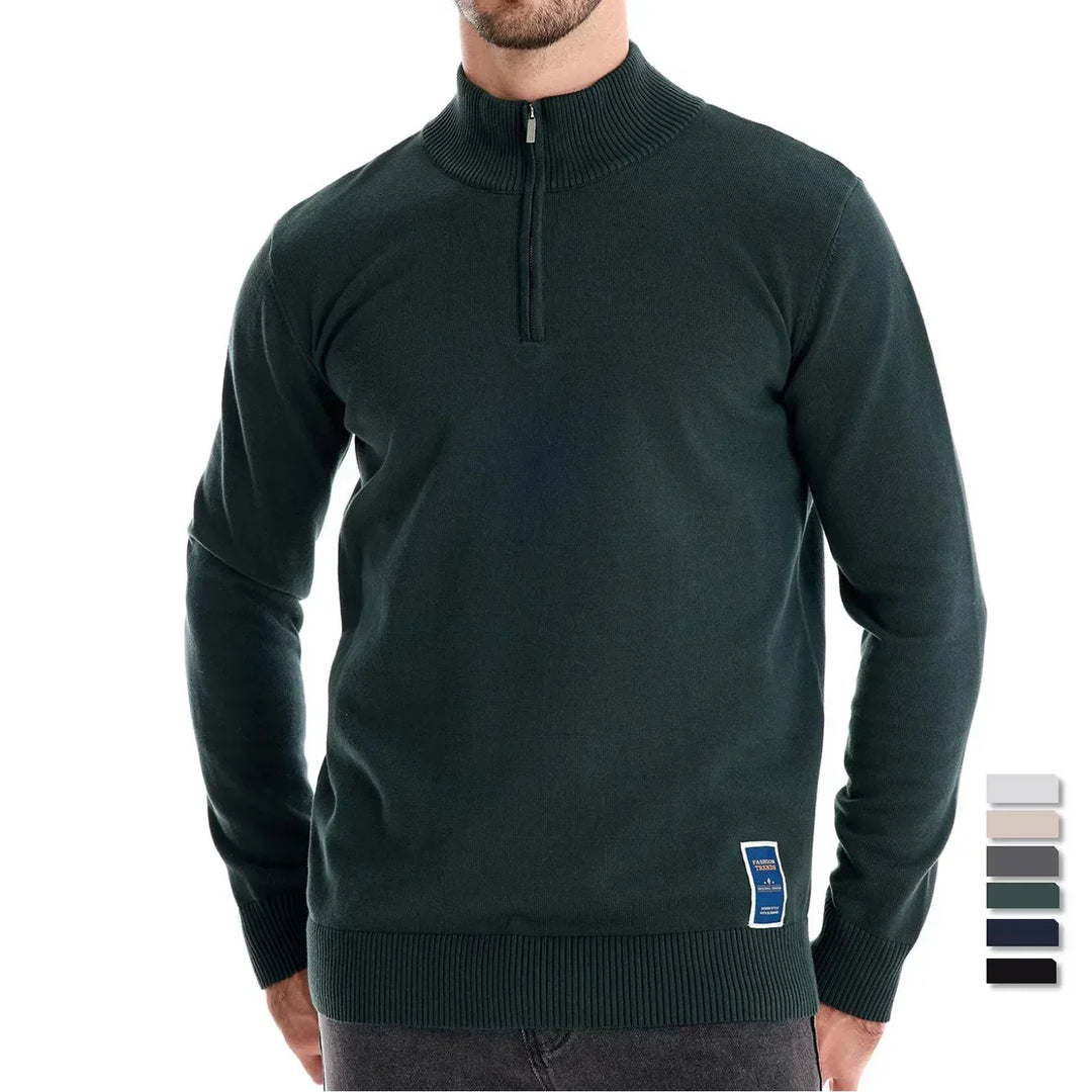 James – Men’s Classic Half-Zip Sweater