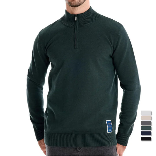 James – Men’s Classic Half-Zip Sweater