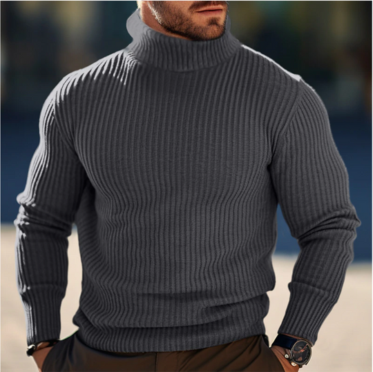 Oliver – Men’s Soft Knit Turtleneck Sweater