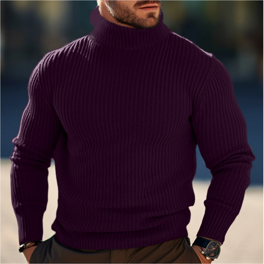 Oliver – Men’s Soft Knit Turtleneck Sweater