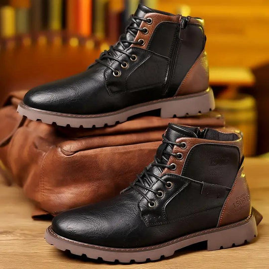 Side-Closure Ankle Boots for Men Mystique Fashion