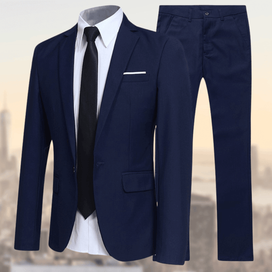 Slim Fit Two-Piece Suit for Men