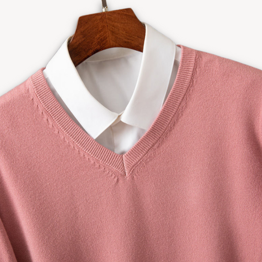 Slim Fit V-Neck Sweater for Men